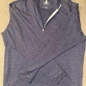 NWOT Johnnie-O Men's Navy Half-Zip Sweater
